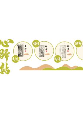 心理咨询室布置挂图学校园心灵驿站装饰儿童之P家辅导室文化墙贴