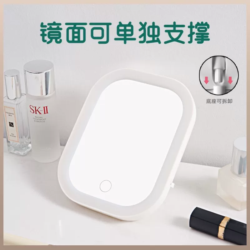 Smart dressing table with light for bedroom, table mirror for students