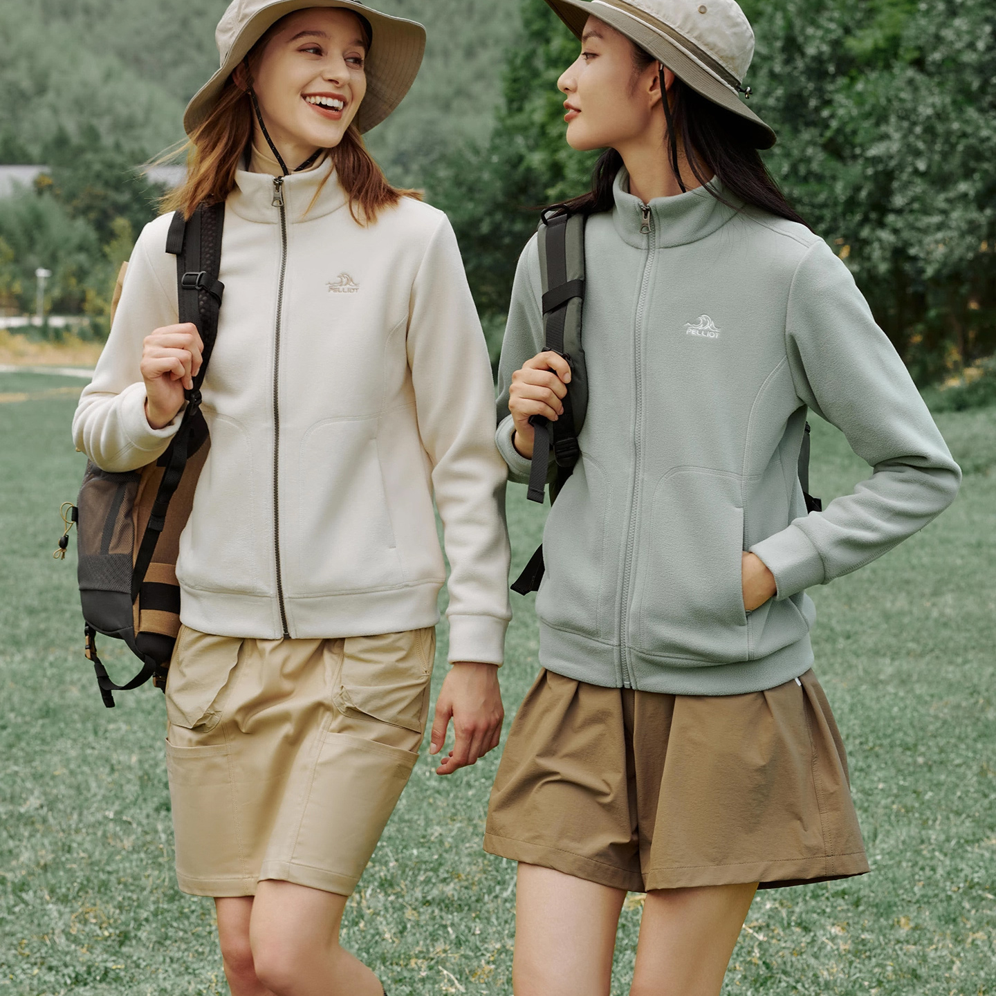 【佟丽娅代言】伯希和户外抓绒衣男女款摇粒绒休闲外套冲锋衣内胆