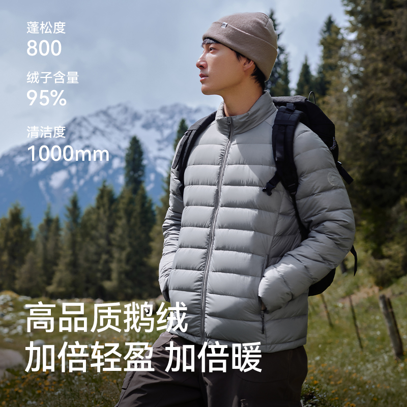 【经典2.0】伯希和户外排骨羽绒服女25新款800蓬鹅绒男冲锋衣内胆