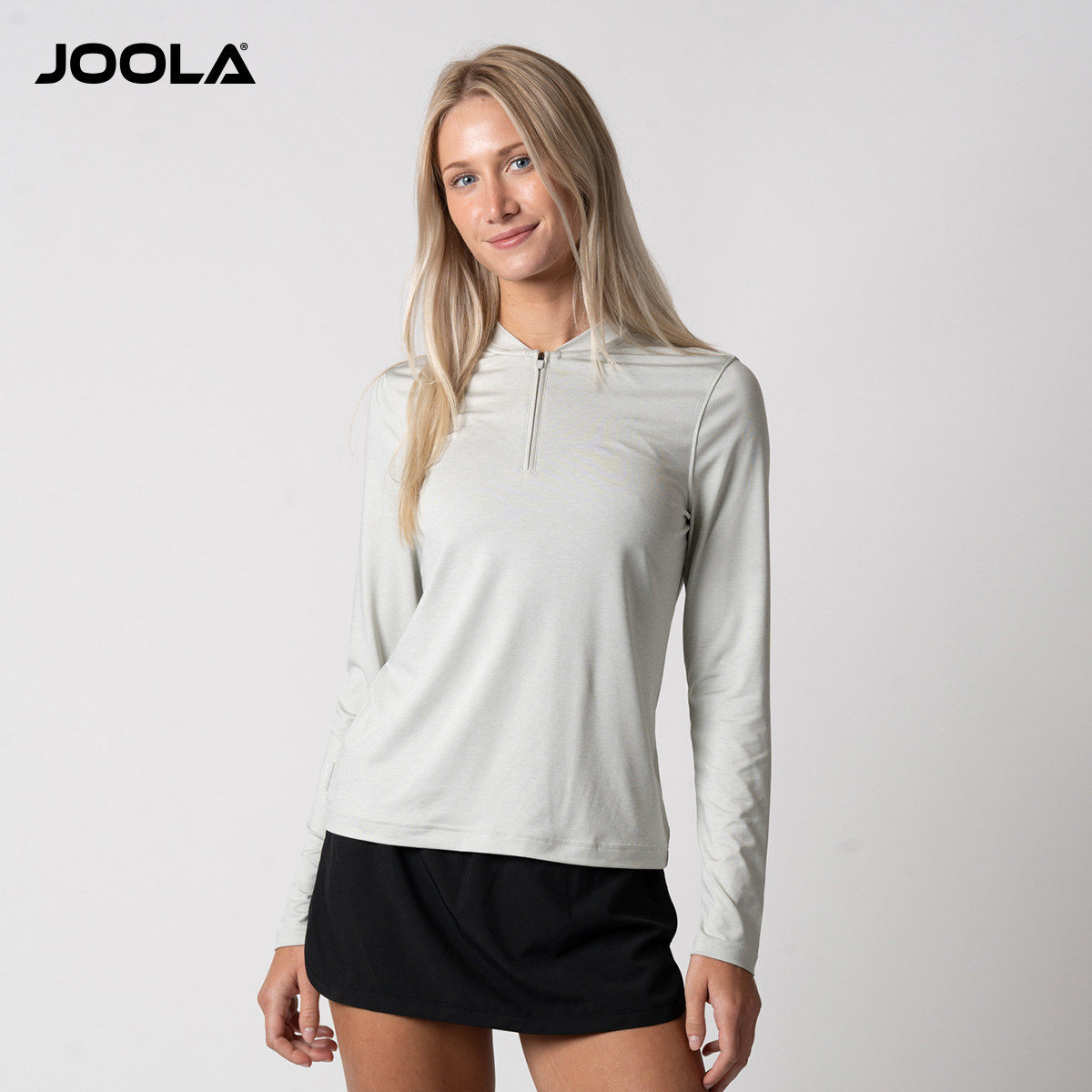 JOOLA匹克球圆领长袖运动上衣休闲户外百搭比赛球服修身舒适女款,淘宝优惠券,粉丝福利购,淘宝优惠卷