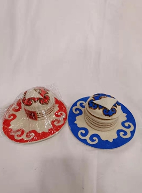 蒙古国蒙古族特色蒙古包嘎拉哈棋回礼用品蒙古族装饰摆件红色蓝色