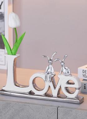 入户玄关柜摆件家居饰品现代轻奢客厅电视柜桌面装饰品乔迁礼物