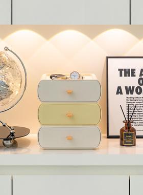 宿舍桌面收纳盒装饰品家庭入口装饰办公室文具杂物化妆品抽屉收纳