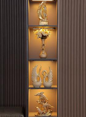 创意装饰天鹅摆件花瓶陶瓷结婚礼物卧室电视酒柜现代家居欧式摆设