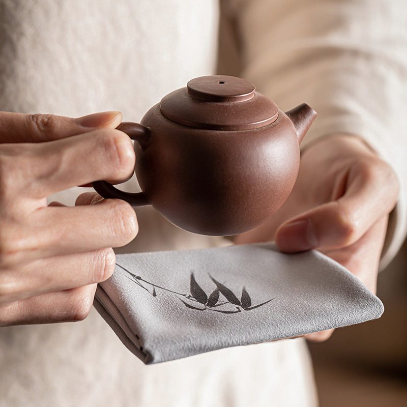 清山胡同禅意手绘麂皮绒吸水茶巾家用中式复古茶桌布功夫茶具配件,淘宝优惠券,粉丝福利购,淘宝优惠卷