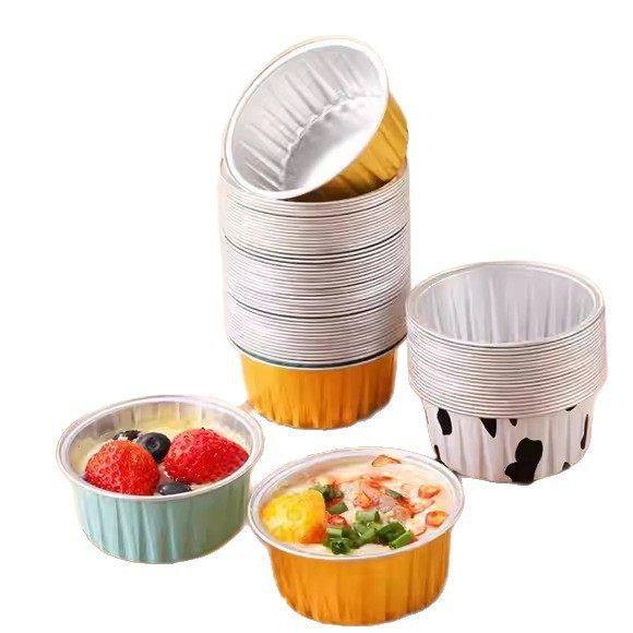 空气炸锅锡纸碗铝箔可重复使用家用烤箱蛋糕布丁烘焙模具锡纸盒杯,淘宝优惠券,粉丝福利购,淘宝优惠卷