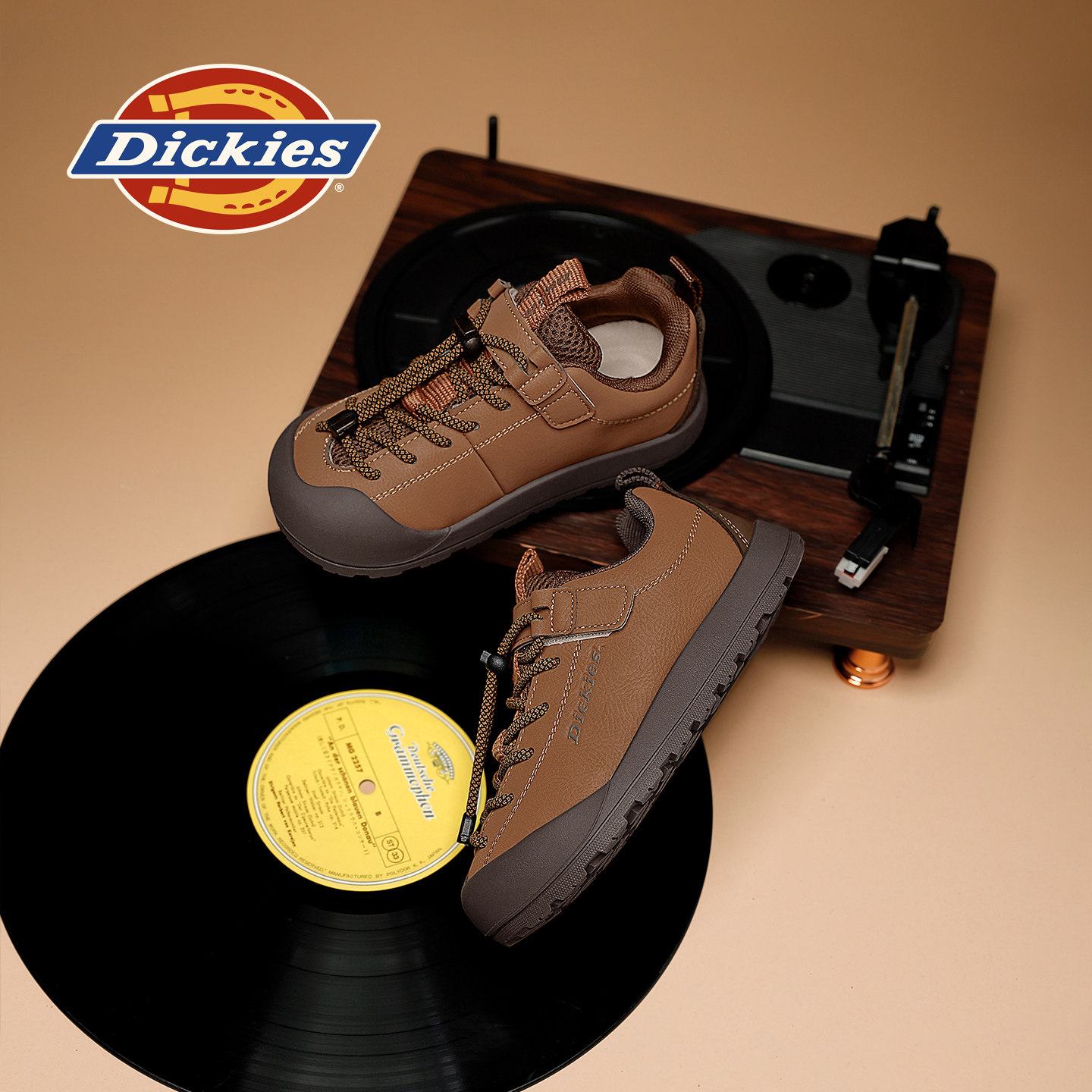 Dickies男童越野跑鞋儿童复古工装休闲鞋女中大童包头防踢运动鞋,淘宝优惠券,粉丝福利购,淘宝优惠卷