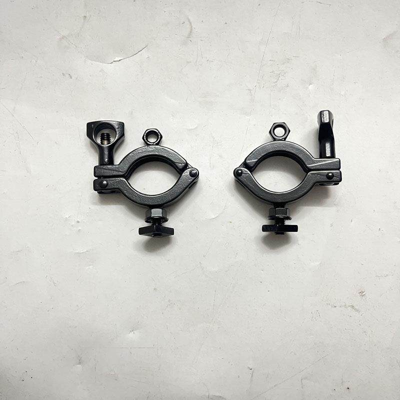 车顶平台行李架AW货架工兵铲雪铲固定支架铁锹夹子不锈钢管夹子 - 图3