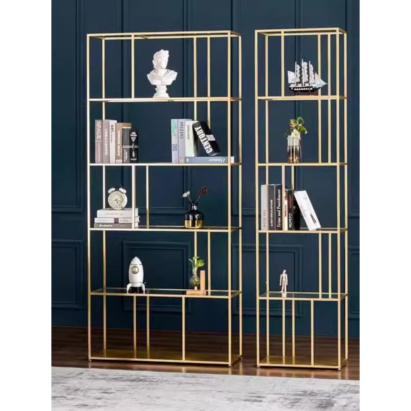 简约产品展示架奖杯陈列架美容院样品置物架化妆品货柜家用书架柜 - 图2