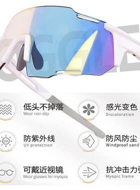 速发骑行骑款日夜两用防风防虫防飞男虫自行车眼睛护目镜男式晚上