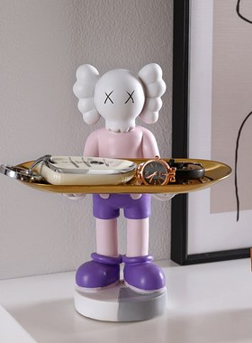 速发创意关入柜玄熊收纳客厅鞋户桌面装饰品摆件开业乔迁礼物