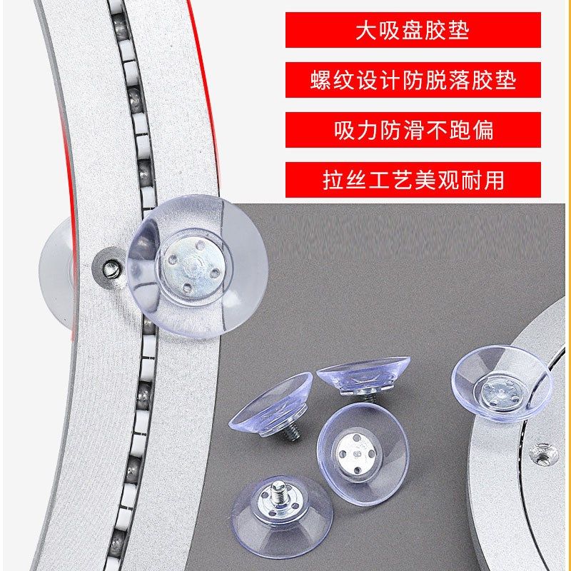 吸盘铝合金餐桌转盘底座转芯消音轴承家用大理P石玻璃圆桌旋转圆,淘宝优惠券,粉丝福利购,淘宝优惠卷