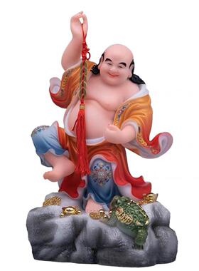子财神像刘海戏金蟾高蟾档汉白玉招财福SIM风水纳家用客厅玄海关