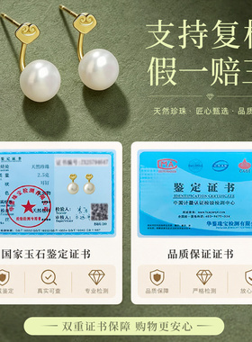 新款女款高级感气质天然淡水珍珠耳钉养耳洞纯银耳饰女设计感小众