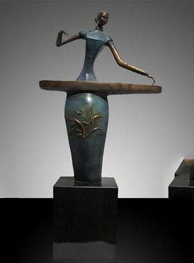 青铜梅兰竹菊彩铜琴棋书画工艺品雕塑摆件办公室家居客厅装饰礼品