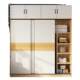 30176 household bedroom sliding door 30176 solid wood simple cabinet for out-of-room storage simple small rental