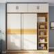 30176 household bedroom sliding door 30176 solid wood simple cabinet for out-of-room storage simple small rental