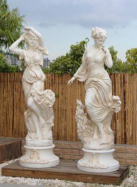 复雕古天使摆件SCQ四季女神雕像婚家居花园庭院庆大型景吧观酒灯