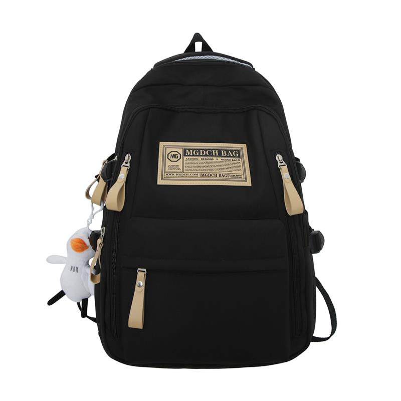 书包女大容量男高中初中生中学生背包双肩包小学生4-6年级大学生 - 图3