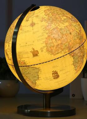 欧式地球仪小摆件书房客厅酒柜装饰家居摆设办公室桌大号商务礼品