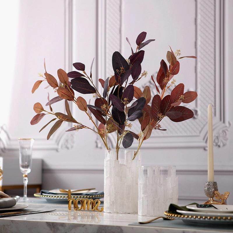 欧墅式现代晶石玻璃花瓶花艺套装烛茶台花ILN器别板样间几摆件设,淘宝优惠券,粉丝福利购,淘宝优惠卷