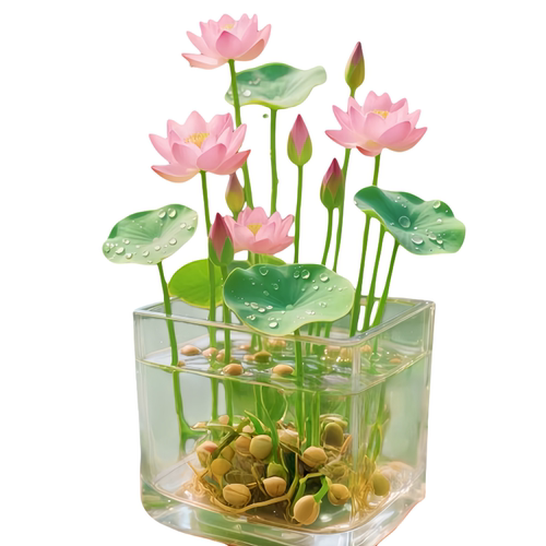 水培碗莲种子好养易活四季播种开花绿植花卉荷花盆栽客厅睡莲水养 - 图3
