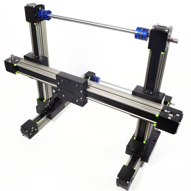 Synchronous belt slide module cross small precision high-speed XYZ three-axis cantilever gantry linear guide manipulator