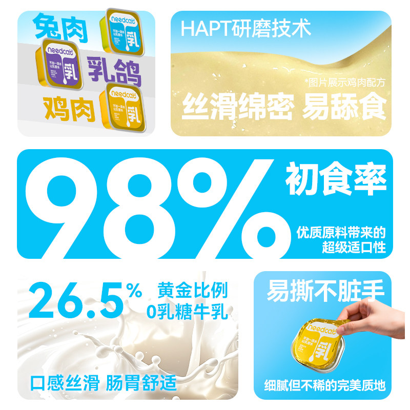 needcat猫主食罐餐盒迷你成幼猫营养补水猫条猫饭主粮湿粮小鸟胃,淘宝优惠券,粉丝福利购,淘宝优惠卷