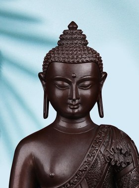 速发藏传密铜阿弥陀佛供寸佛像摆件随身小佛像寸5奉7寸1尺古色宗