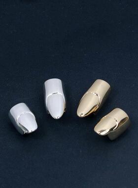 金属指甲套戒指法老ins穿戴甲护甲套 小众美甲戒指套女开口朋克