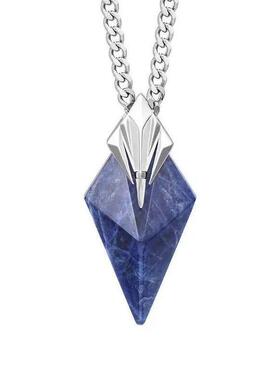 AWNL三叉戟蓝纹石项炼男正品百搭轻奢高级感简约气质时尚圣诞diy