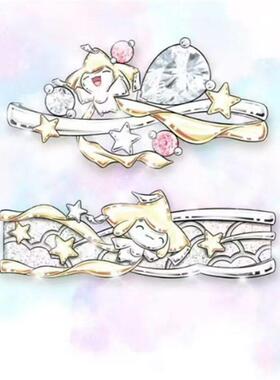 宝可梦基拉祈印象戒指可爱卡通动漫周边情侣对戒轻奢ins指环