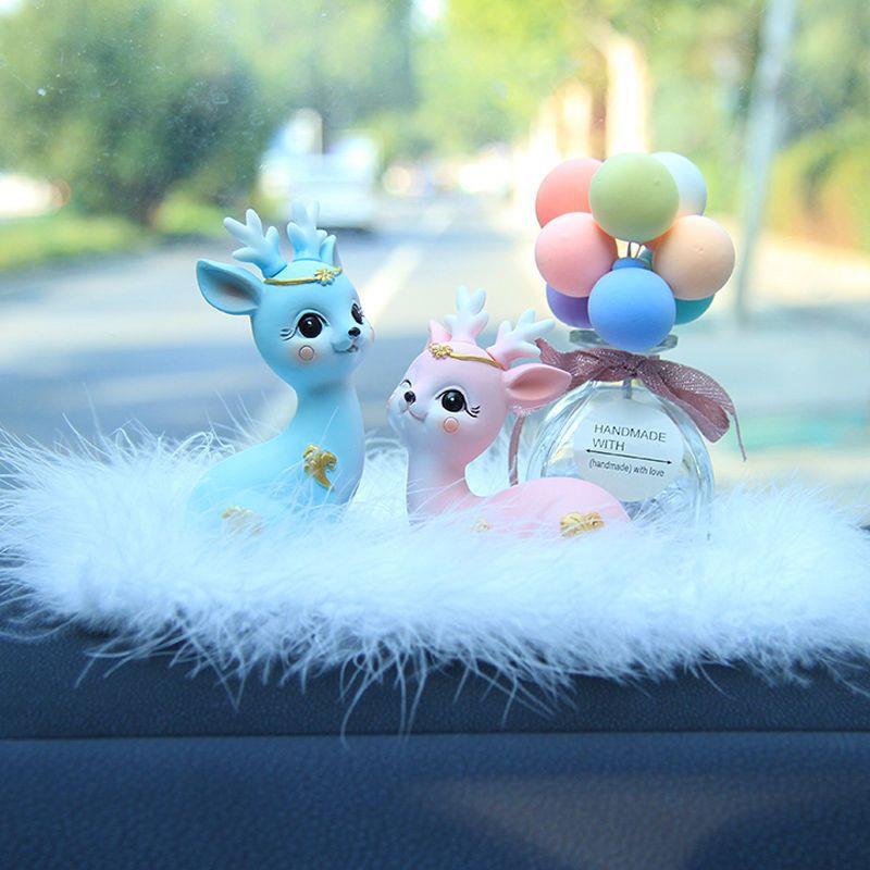 汽车摆件025新款网红女2车载车内控装台饰用中GRB品一路平安鹿 - 图2