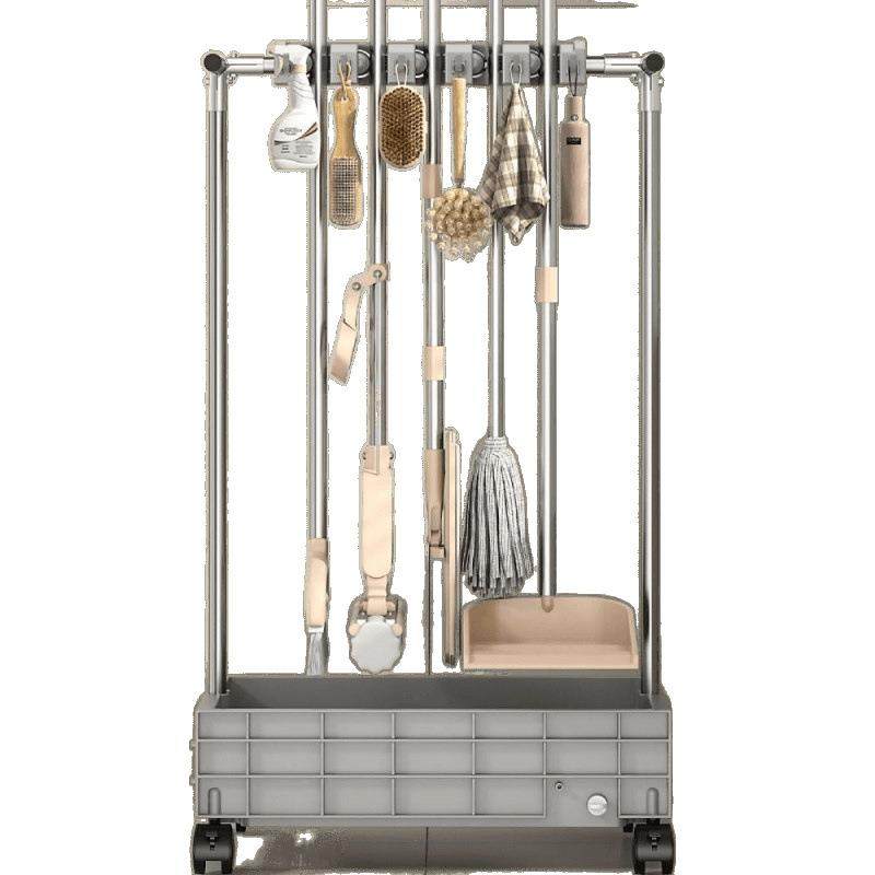 不用锈钢洁移动拖把架落式放扫53212地把拖布家清工具地拖收纳置,淘宝优惠券,粉丝福利购,淘宝优惠卷