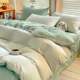 Thickened pure cotton furry quilt cover single piece 150x200x230 full cotton quilt cover bed sheet three and four pieces 2024 new model