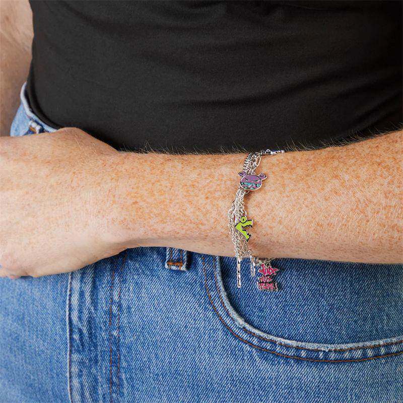 英雄联盟手链《英雄联盟双城之战》金克丝涂鸦魅力手链珐琅动画周边配饰礼物