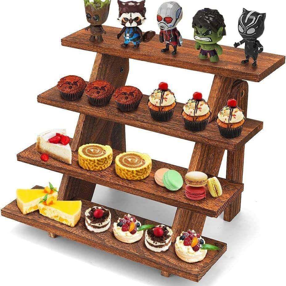 展示架多层阶梯木多用途储物置质物花架桌植物蛋糕松面木架木收纳,淘宝优惠券,粉丝福利购,淘宝优惠卷