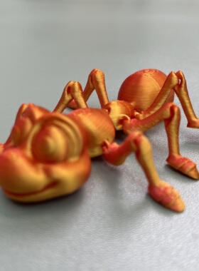 3D打印仿真蚂蚁可动模型摆件