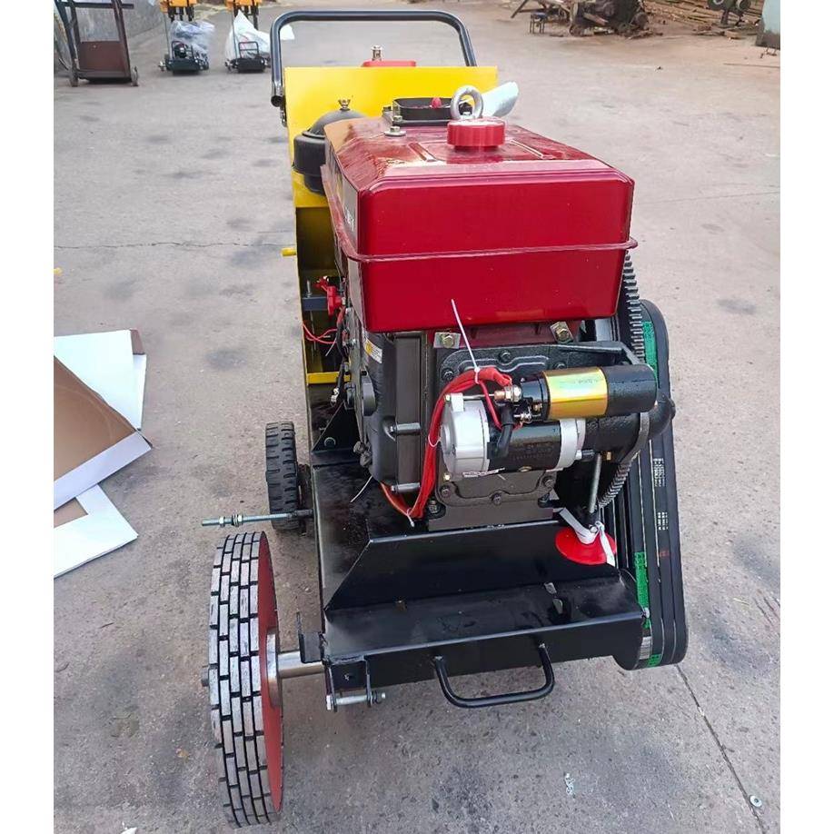 加马路开槽机柴油电动路面切割机手推混凝TII切地面缝开宽槽土机 - 图1