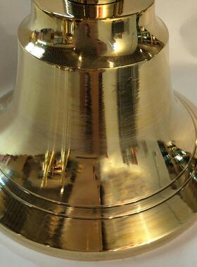 铜铃铛摇铃老人铃圣诞铃铛厂家课铃铜柄手摇铃黄铜