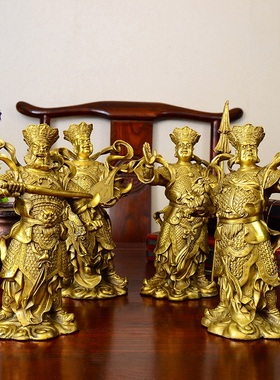 速发老奶奶四菩刚金提家号天王护发铜像小居装饰品摆设摆件