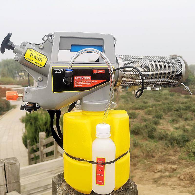 小型便携家用烟雾机杀虫防疫弥雾打药机手提式消舞台造雾机 - 图0