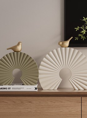 简约艺术家居f展示柜装饰品摆件高级感小众客厅酒柜样板间书房摆