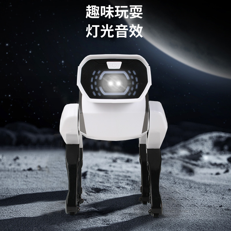 爆款跨境儿童ai仿真机器狗智能语音仿生遥控机械狗机器人玩具摆摊 - 图1