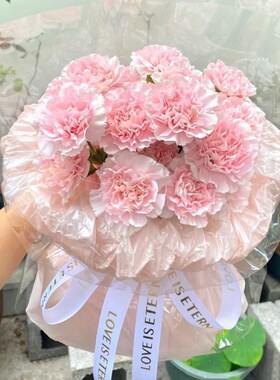 速发母亲节礼物闺品永师康乃馨香皂花束生日礼物送妈妈老生友成蜜