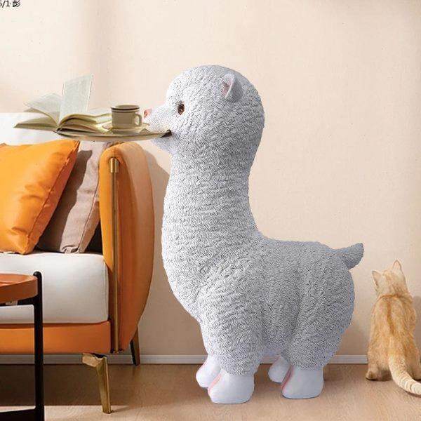 礼物电视柜摆件客厅创意动物装饰品驼新凳子网红落地收纳羊居乔迁,淘宝优惠券,粉丝福利购,淘宝优惠卷