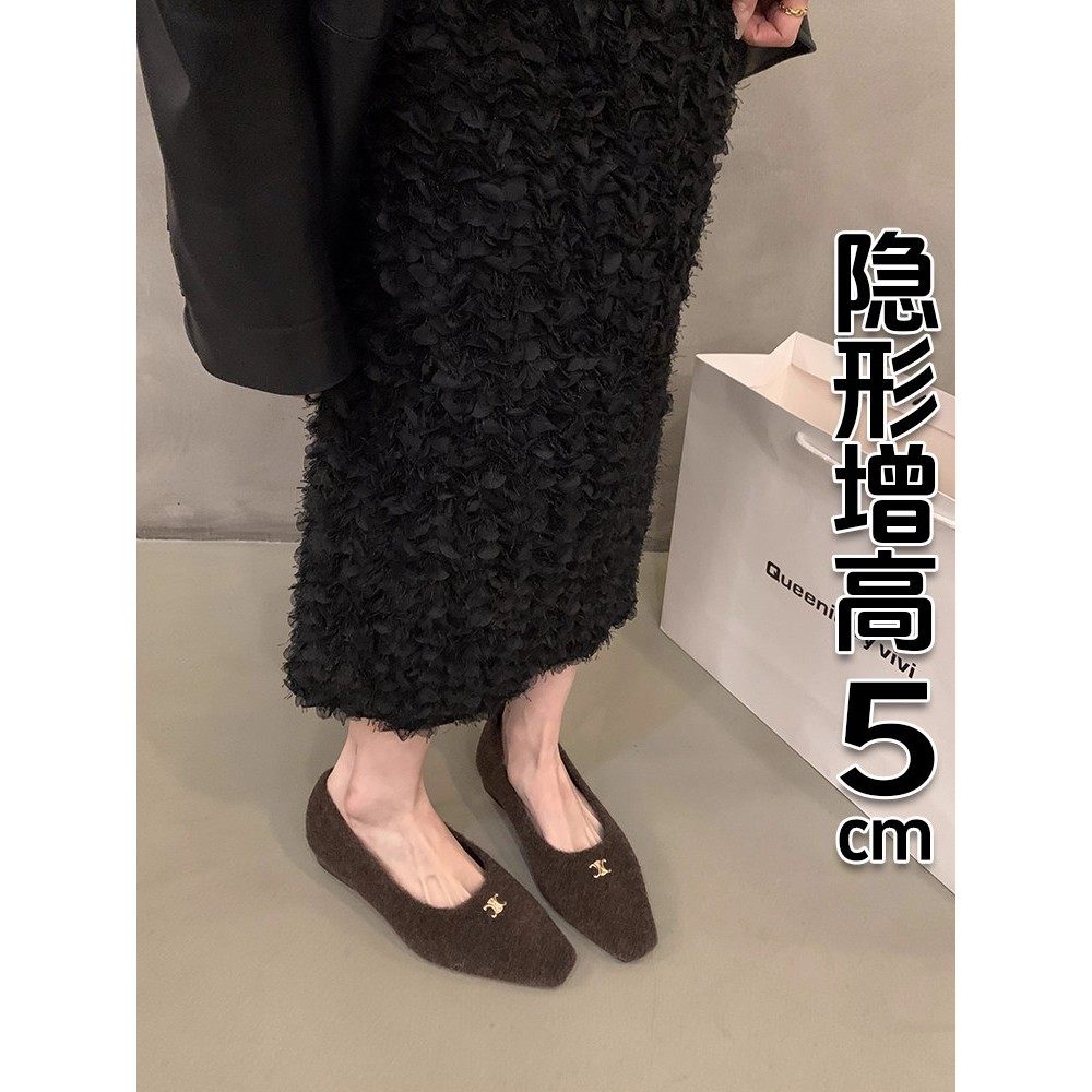 香港内高增加女豆豆鞋2025春秋季法式风格羊毛衬里拖鞋平底皮草鞋,淘宝优惠券,粉丝福利购,淘宝优惠卷