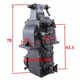Loader forklift gearbox accessories Lugong front three rear two high and low speed manual gearbox gearbox gearbox