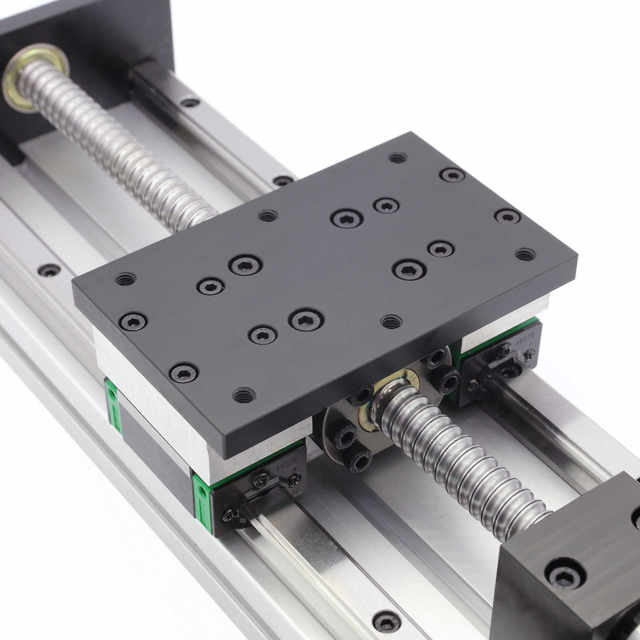 Slide module heavy-duty precision ball screw linear rail stepper motor linear guide set H120B workbench